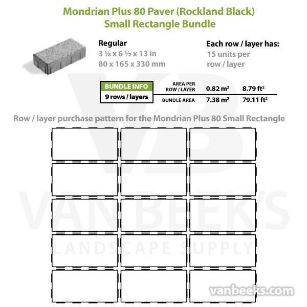 Permacon Mondrian Plus 80 Paver